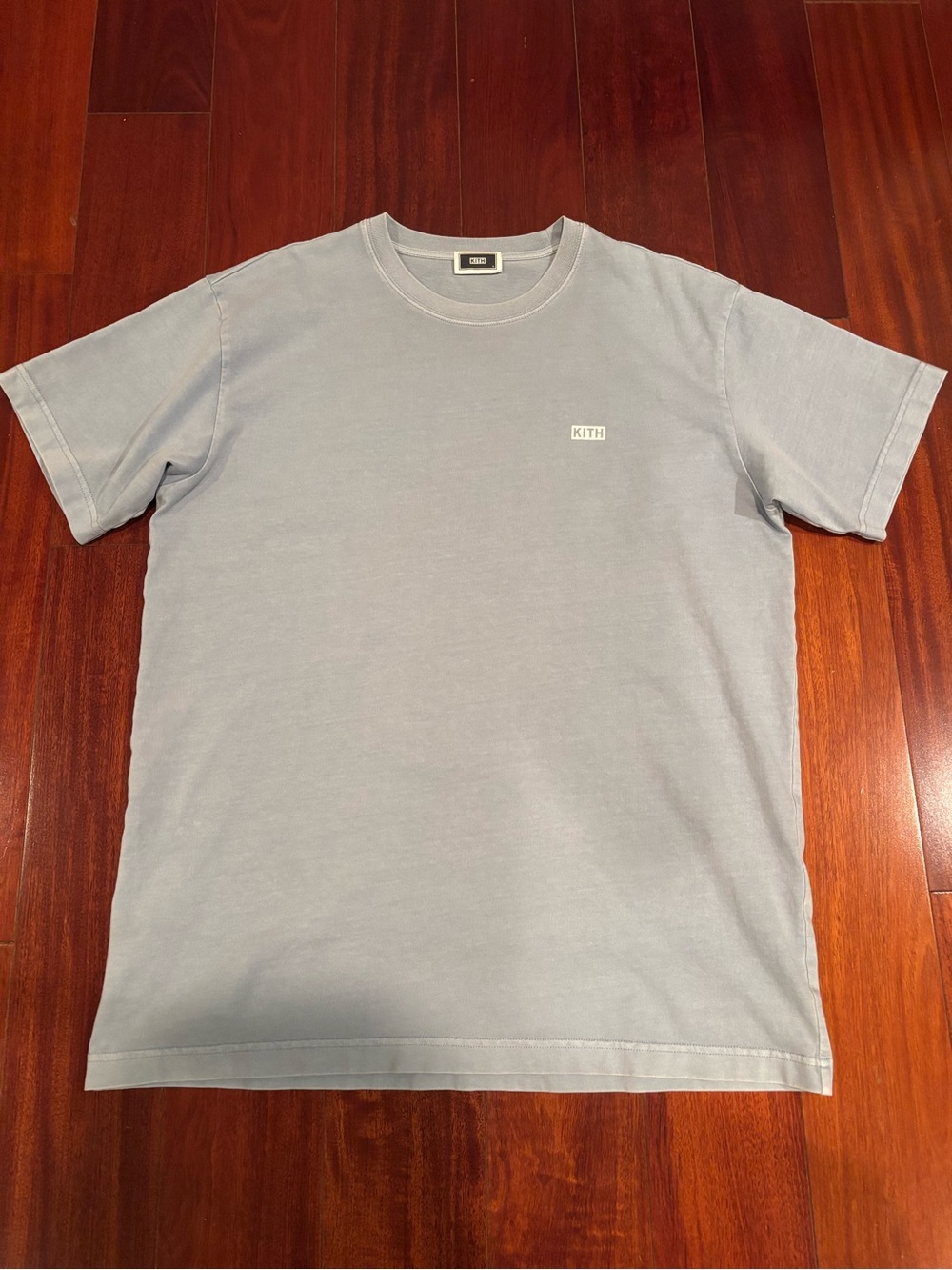 Kith LAX Tee Analysis - Light Blue